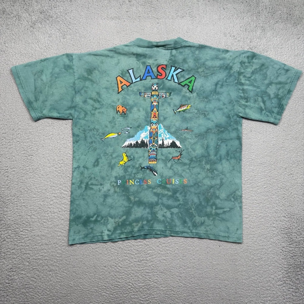 Vintage Y2K Alaska Nature T-Shirt - Picture 6 of 6